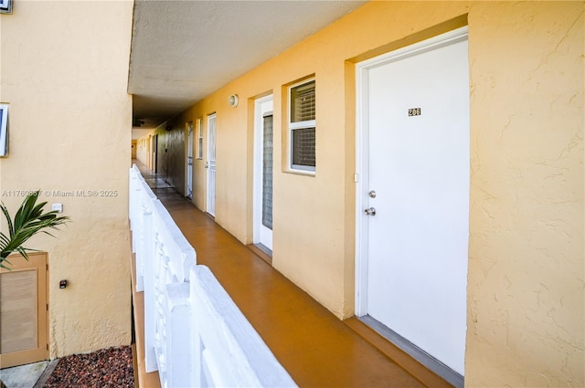 view of hallway