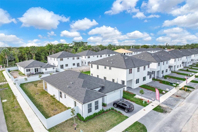 birds eye view of property featuring a residential view