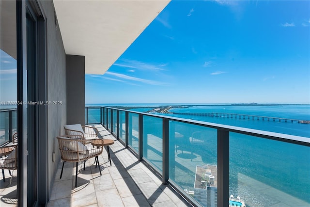 1451 Brickell Ave Unit 4002, Miami, FL 33131 - balcony with a water view