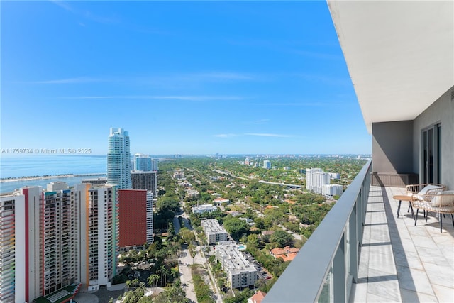 1451 Brickell Ave Unit 4002, Miami, FL 33131 - balcony with a view of city and a water view