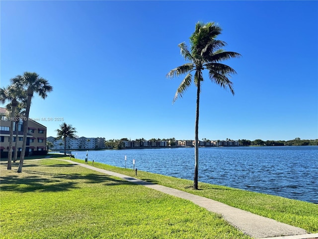 property view of water