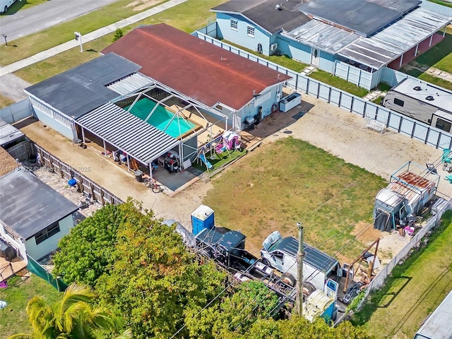 bird's eye view featuring a residential view