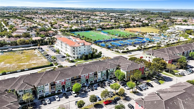 birds eye view of property featuring a residential view