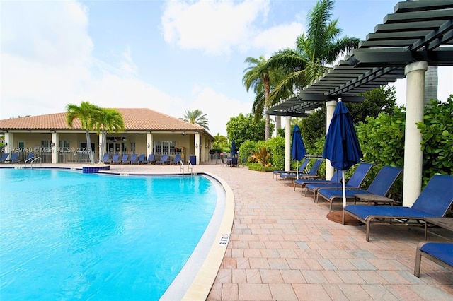 8861 W 35th Ave, Hialeah, FL 33018 - community pool featuring a patio area and a pergola
