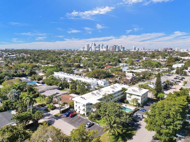 1900 NE 8th Ct Unit 306, Fort Lauderdale, FL 33304 - bird's eye view with a city view