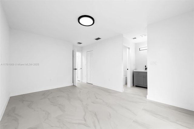 834 Cumberland Ter, Davie, FL 33325 - empty room with light marble finish floors and baseboards
