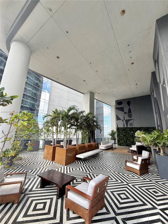 801 S Miami Ave Unit 5509, Miami, FL 33130 - lobby featuring floor to ceiling windows