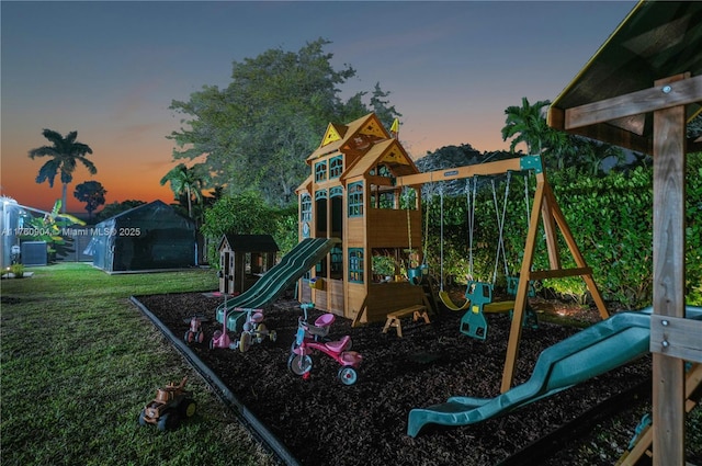 11300 SW 107th Ave, Miami, FL 33176 - playground at dusk with a lawn