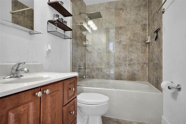 11300 SW 107th Ave, Miami, FL 33176 - full bath with vanity, toilet, and shower / washtub combination