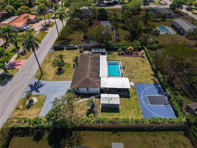 11300 SW 107th Ave, Miami, FL 33176 - drone / aerial view of a pool area