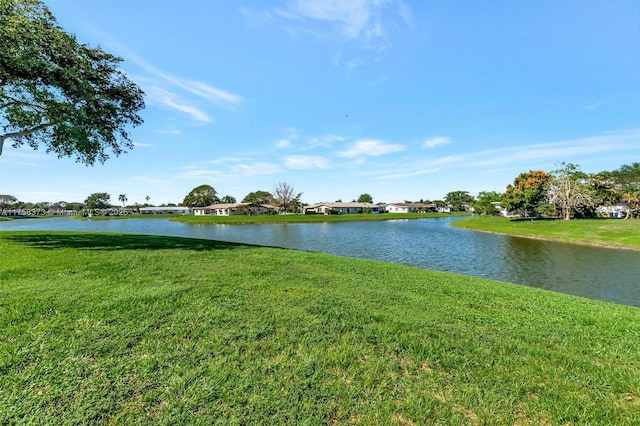 property view of water