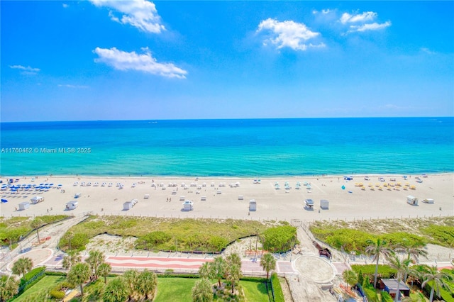 water view with a beach view