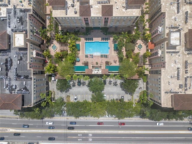 520 SE 5th Ave Unit 1507, Fort Lauderdale, FL 33301 - aerial overview of property's location with a pool