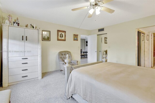 1001 Colony Point Cir Unit 514, Pembroke Pines, FL 33026 - bedroom with light colored carpet and ceiling fan