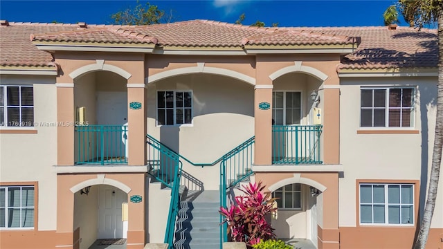 view of property with stairs
