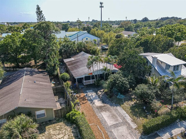 1735 18th St, Vero Beach, FL 32960 - view from above of property featuring a tree filled landscape