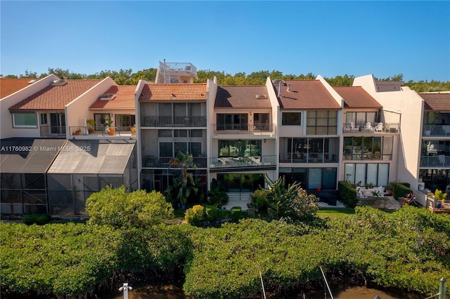 view of property with a residential view