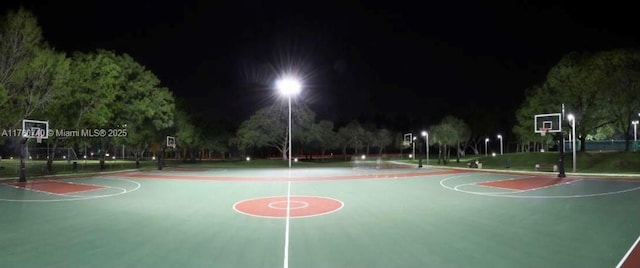 view of sport court with community basketball court