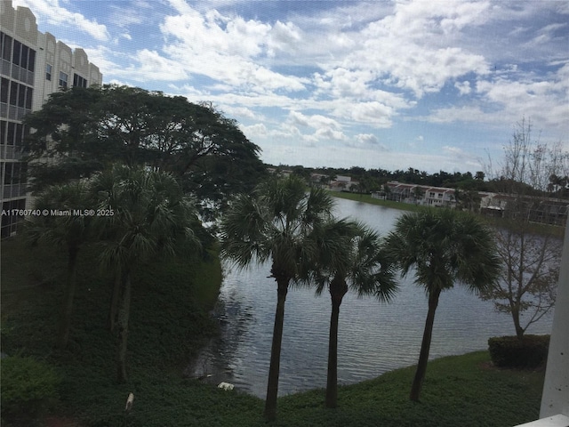 property view of water