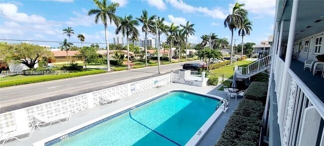 view of community pool