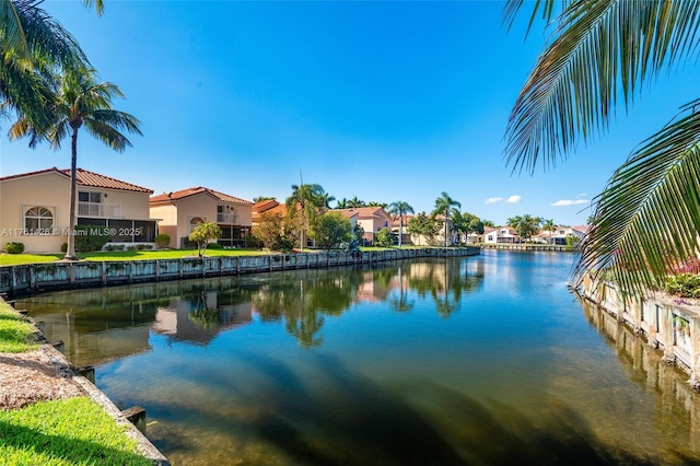 water view with a residential view