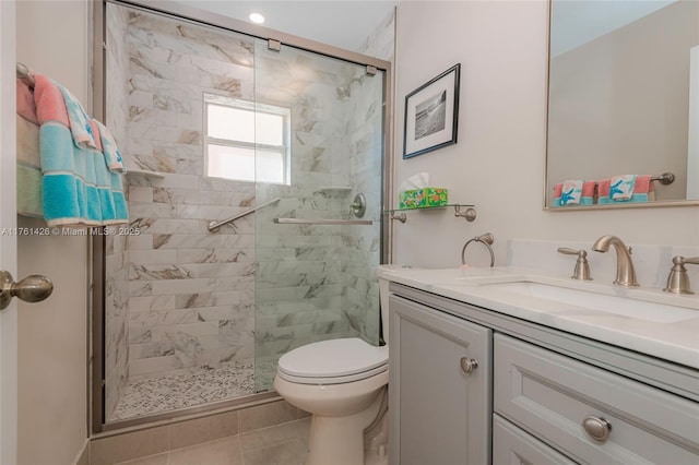 1154 SE 6th Ct, Dania Beach, FL 33004 - full bathroom with toilet, a stall shower, and vanity