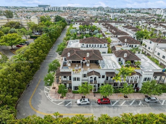 drone / aerial view featuring a residential view