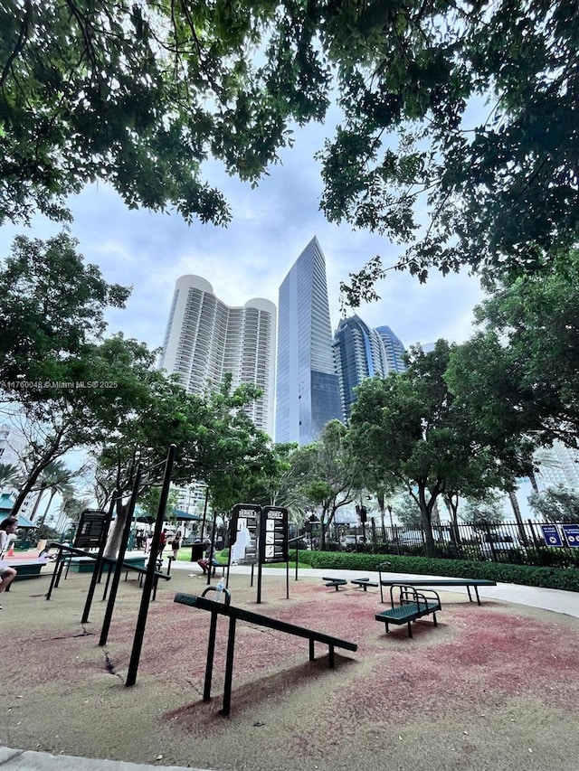 view of property's community featuring a view of city