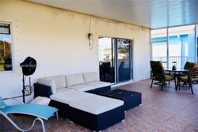 view of patio / terrace with outdoor lounge area