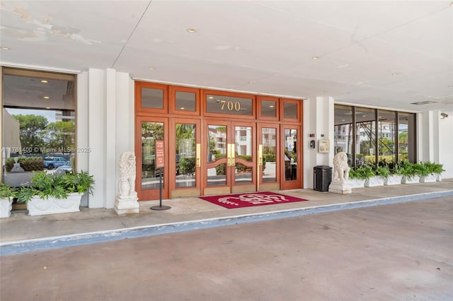 700 Biltmore Way Unit 1005, Coral Gables, FL 33134 - view of exterior entry featuring french doors