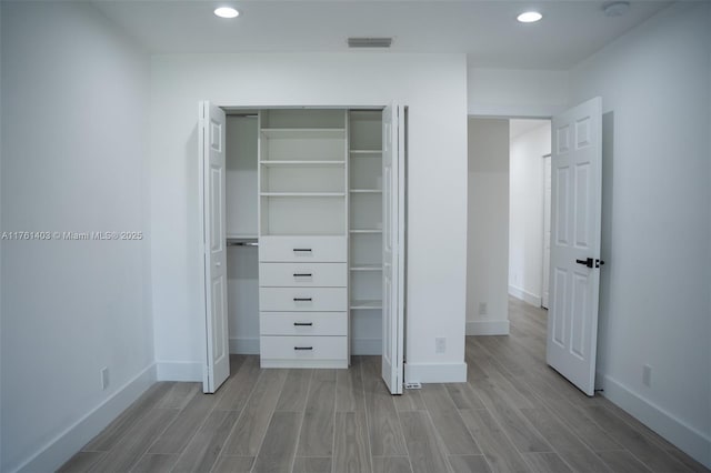 closet with visible vents