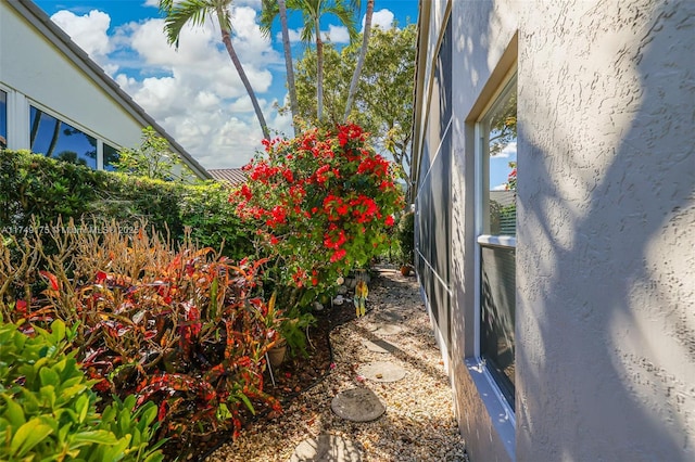 view of property exterior featuring stucco siding