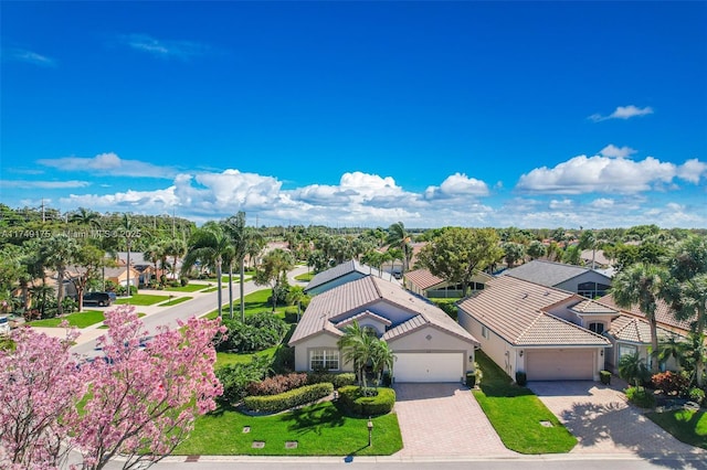 birds eye view of property featuring a residential view