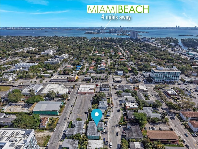 521 NE 82nd Ter, Miami, FL 33138 - drone / aerial view featuring a water view and a city view