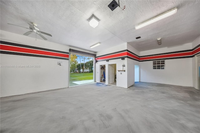 garage with visible vents