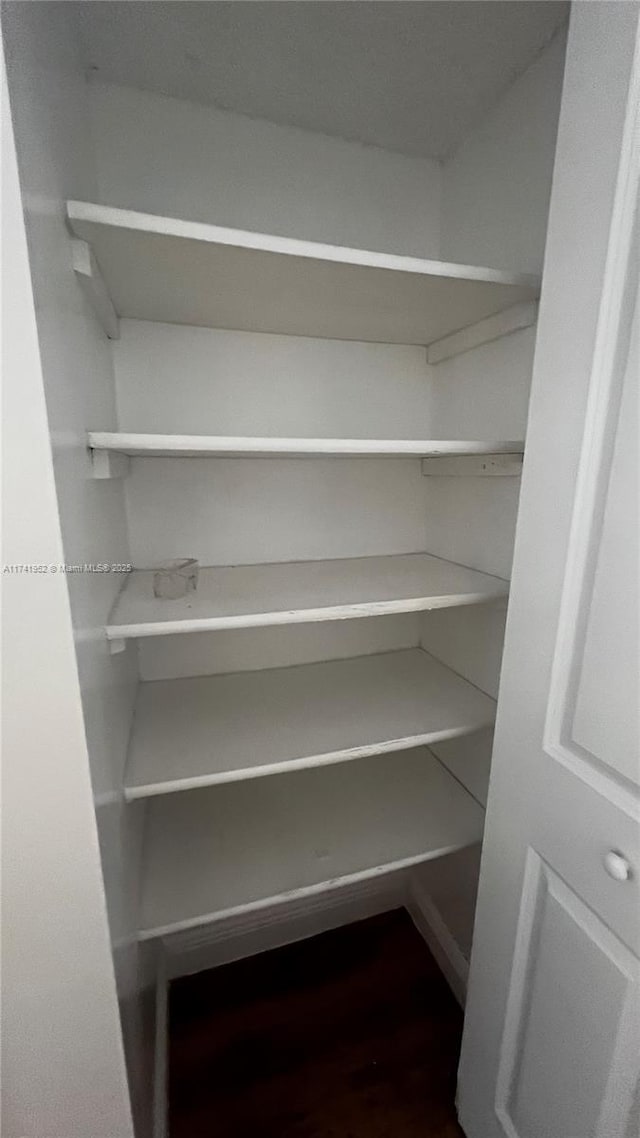 view of closet