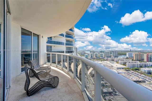 17201 Collins Ave Unit 3708, Sunny Isles Beach, FL 33160 - balcony with a city view