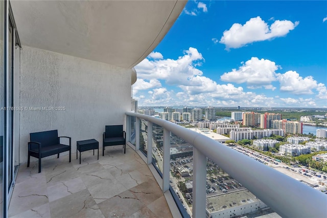 17201 Collins Ave Unit 3708, Sunny Isles Beach, FL 33160 - balcony featuring a view of city