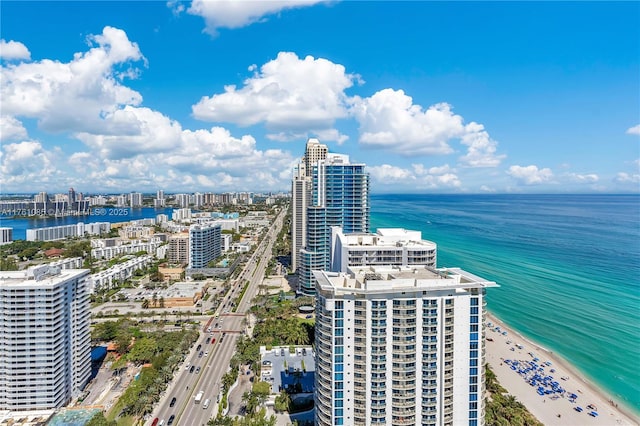 17201 Collins Ave Unit 3708, Sunny Isles Beach, FL 33160 - view of urban area featuring expansive beach and a major roadway