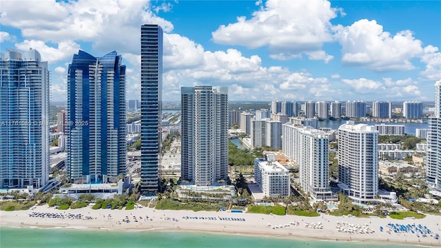 17201 Collins Ave Unit 3708, Sunny Isles Beach, FL 33160 - skyline view featuring expansive beach