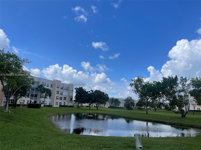 view of water feature