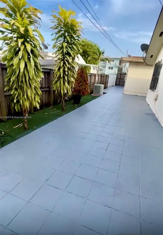 view of patio / terrace with fence