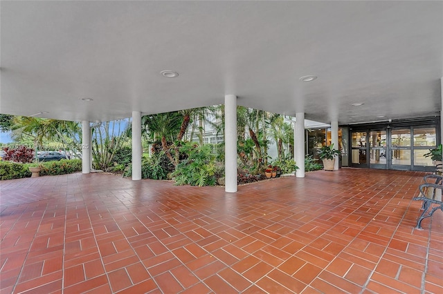 3800 Hillcrest Dr Unit 412, Hollywood, FL 33021 - view of patio with french doors