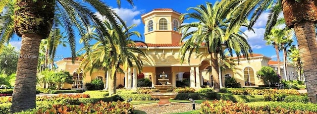 9785 San Luca St, Lake Worth, FL 33467 - mediterranean / spanish house featuring stucco siding