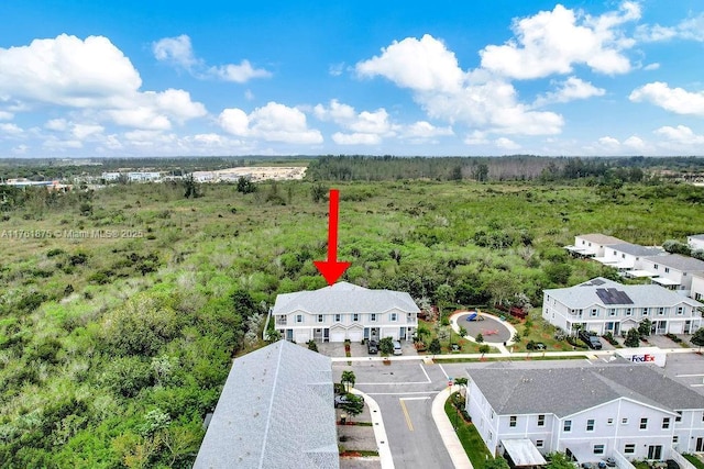 aerial view with a view of trees