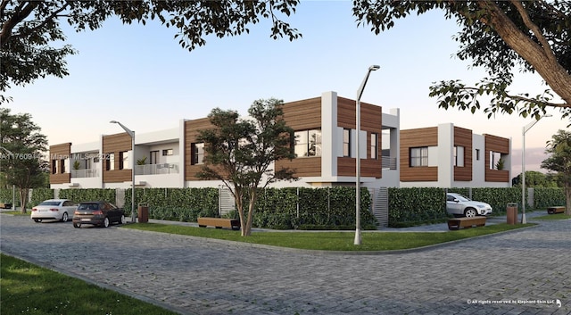 view of property
