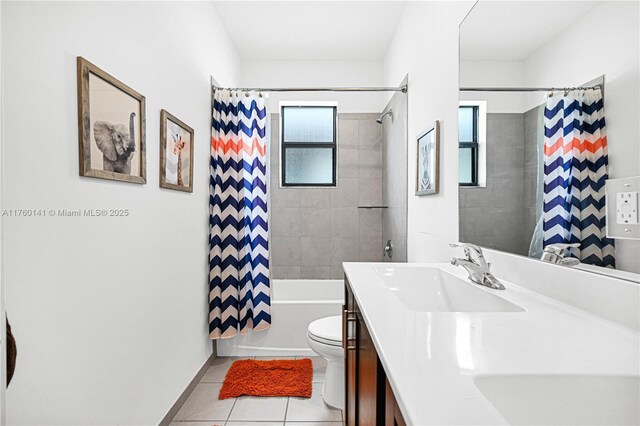 3489 W 110th Ter, Hialeah, FL 33018 - bathroom with vanity, tile patterned floors, a tile shower, and toilet