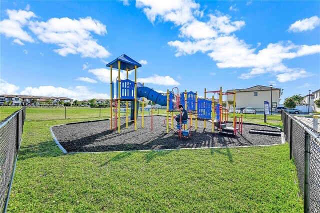 3489 W 110th Ter, Hialeah, FL 33018 - community playground with fence and a residential view