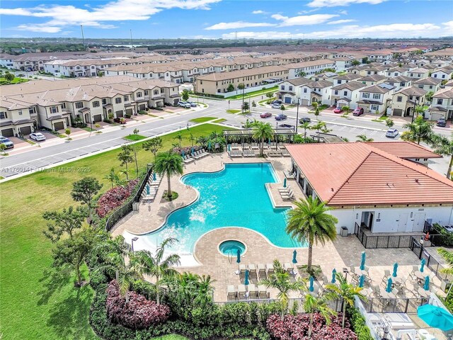 3489 W 110th Ter, Hialeah, FL 33018 - pool featuring a patio area