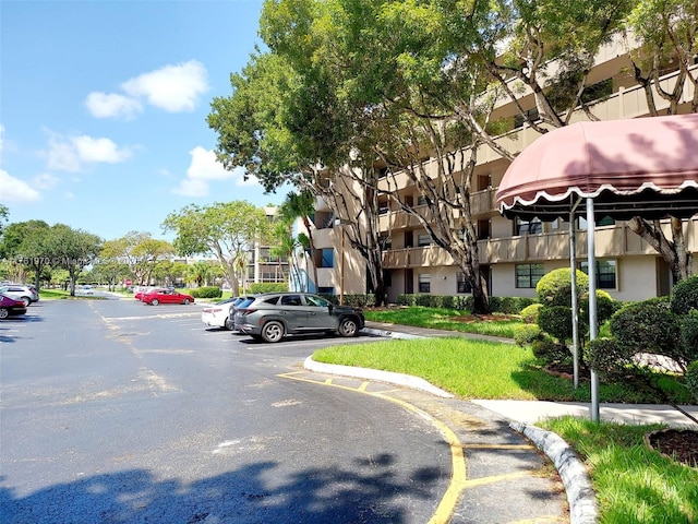 view of street featuring curbs